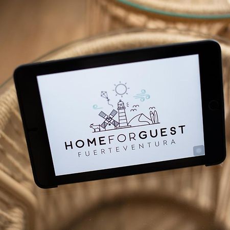 Homeforguest Modern And New Beachfront Apartment La Oliva Kültér fotó